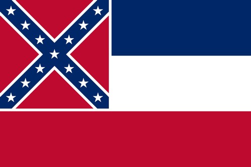 Флаг штата Миссисипи США