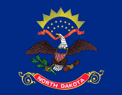 Флаг штата Северная Дакота США