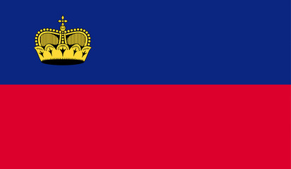 Лихтенштейн флаг