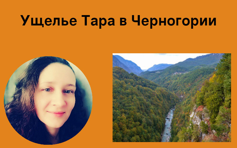 Ущелье Тара в Черногории
