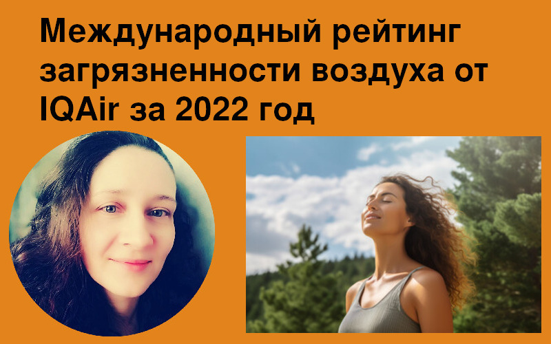 Рейтинг загрязненности воздуха от IQAir за 2022 год