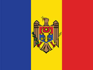 флаг Молдовы 