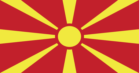 флаг Северной Македонии