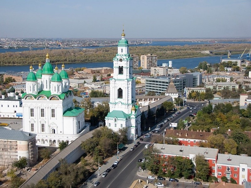 Панорама Астрахани