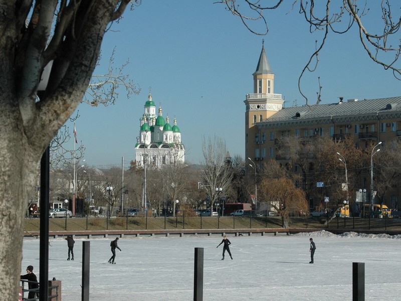 Панорама Астрахани