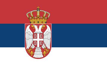 флаг Сербии