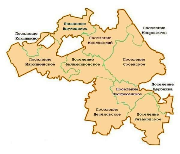 Новомосковский административный округ