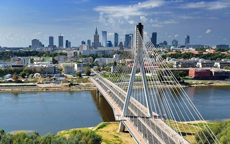 Фото города Варшавы