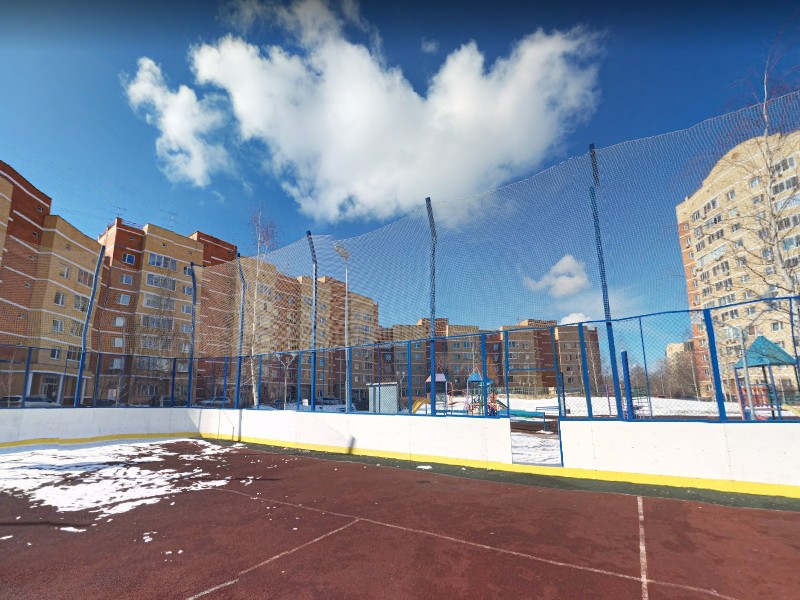 Один из дворов в Куркино зимой Один из дворов в Куркино зимой